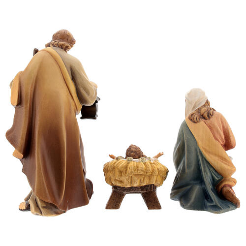 Christi Geburt aus bemaltem Holz vom Grődnertal fűr Raffaello Weihnachtskrippe, 15 cm 5