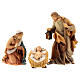 Holy Family 15 cm wood "Raphael" Nativity Scene from Val Gardena s1