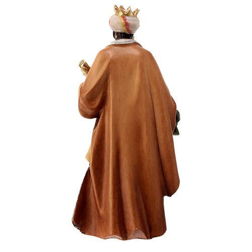 Król Mędrców czarnoskóry z kadzidłem, szopka Raffaello, Val Gardena 5