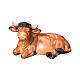 Wół do szopki Raffaello 15 cm, drewno Val Gardena s1