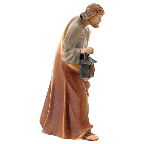 São José figura madeira para presépio Val Gardena Raffaello com personagens altura média 12 cm 3
