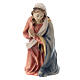 Virgem Maria figura madeira para presépio Val Gardena Raffaello com figuras altura média 12 cm s1
