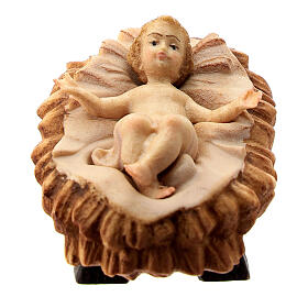 Dzieciątko Jezus w oddzielnej kołysce do szopki Raffaello 12cm, Val Gardena