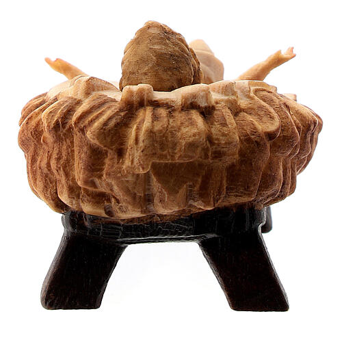 Dzieciątko Jezus w oddzielnej kołysce do szopki Raffaello 12cm, Val Gardena 4