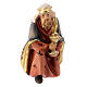 Wise King on his knees for "Raphael" wood Nativity Scene 12 cm Val Gardena s1