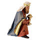 Wise King on his knees for "Raphael" wood Nativity Scene 12 cm Val Gardena s3