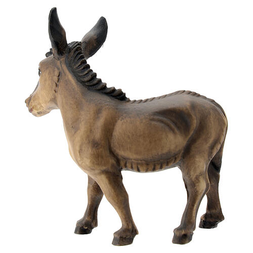 Osioł do szopki Raffaello 12 cm, Valgardena, malowany 2