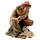 Shepherd with horn 12 cm Nativity Scene "Raphael" model Val Gardena s3