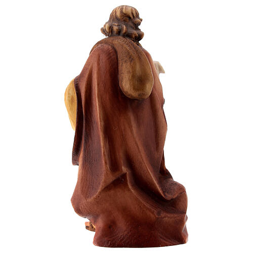 Młody pasterz z jagniętami, szopka Raffaello 12 cm, Val Gardena 4