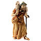 Pastor carregando ovelha nos ombros para presépio madeira Val Gardena Raffaello com figuras altura média 12 cm s3