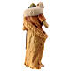 Pastor carregando ovelha nos ombros para presépio madeira Val Gardena Raffaello com figuras altura média 12 cm s4