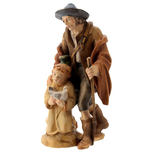 Child shepherd Raffaello Nativity scene 12 cm Valgardena 2