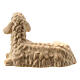 Schaf aus Holz für 12 cm hohe Raffaello-Krippe, Grödnertal s2