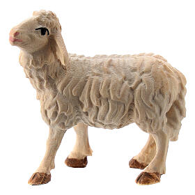 Mouton debout crèche Raphaël bois Val Gardena 12 cm