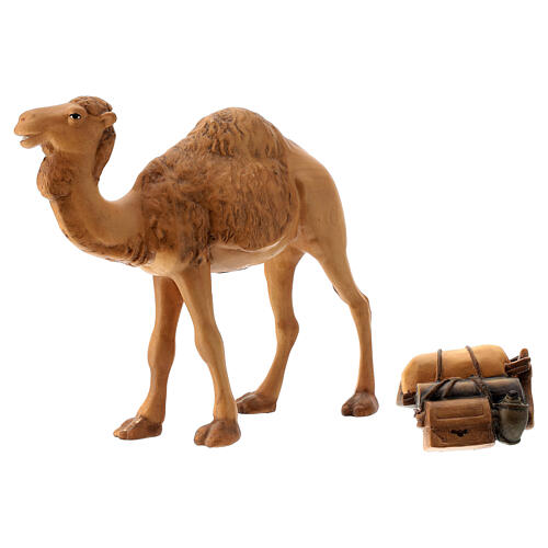 Kamel aus Holz für 12 cm hohe Raffaello-Krippe, Grödnertal 5