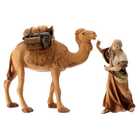 Camel and camel rider Raffaello Nativity scene 12 cm Valgardena
