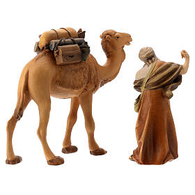 Camel and camel handler for 12 cm "Raphael" Nativity Scene from Val Gardena