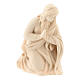 Virgem Maria figura de madeira natural para presépio Val Gardena Raffaello com personagens altura média 10 cm s3