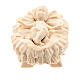 Gesù Bambino con culla presepe Raffaello 10 cm naturale s1