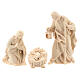 Holy Family set of figurines 10 cm "Raphael" Nativity Scene from Val Gardena s1