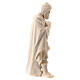 Re Magio con oro presepe Raffaello 10 cm Val Gardena naturale s3