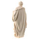Rei Mago com ouro figura madeira natural para presépio Val Gardena Raffaello com personagens altura média 10 cm s4