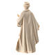 Rei Mago africano figura madeira natural para presépio Val Gardena Raffaello com personagens altura média 10 cm s4
