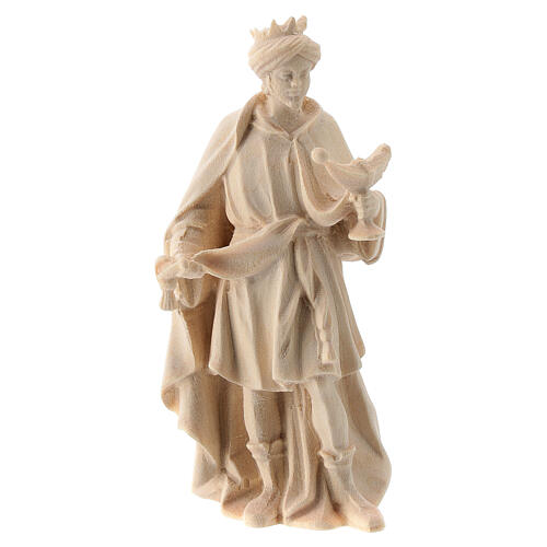 Moor Wise King with incense figurine 10 cm "Raphael" Nativity Scene from Val Gardena 1