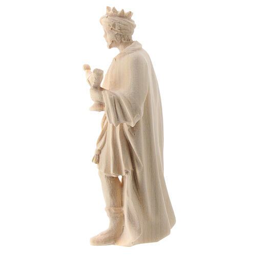 Moor Wise King with incense figurine 10 cm "Raphael" Nativity Scene from Val Gardena 2