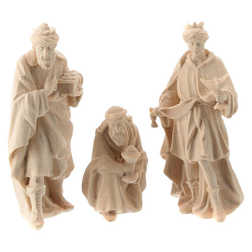 Trzej Królowie figurki 3 szt. do szopki, Val Gardena, 10 cm 1
