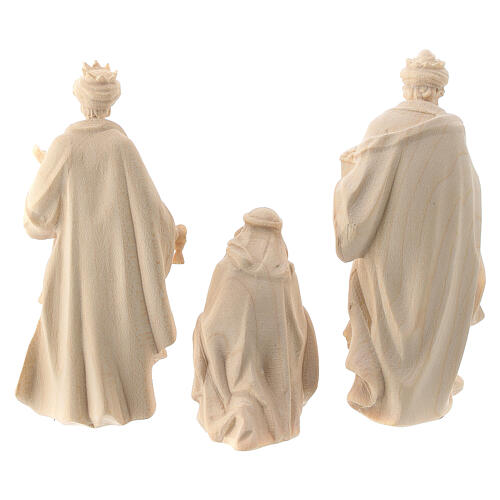 Trzej Królowie figurki 3 szt. do szopki, Val Gardena, 10 cm 5