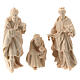 Trzej Królowie figurki 3 szt. do szopki, Val Gardena, 10 cm s1