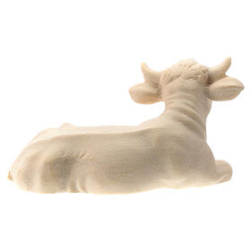 Bue presepe Val Gardena Raffaello 10 cm naturale