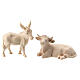 Byk i osioł do szopki, Raffaello, 10 cm, Val Gardena s1