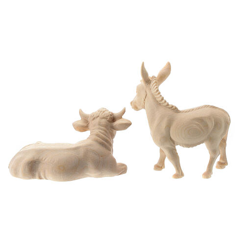 Ox and donkey figurines 10 cm "Raphael" Nativity Scene from Val Gardena 2