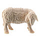 Owca z głową skierowaną w prawo, 10 cm, Val Gardena s1