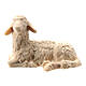 Sitting sheep "Raphaël" Nativity Scene 10 cm natural wood Val Gardena s1