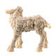 Agnello in piedi presepe Raffaello 10 cm Valgardena naturale s2