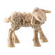 Agnello in piedi presepe Raffaello 10 cm Valgardena naturale s3