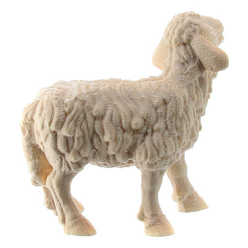 Mouton debout crèche Raphaël naturelle 10 cm Val Gardena 2