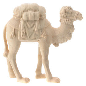Harnessed camel Nativity scene 10 cm wood Val Gardena