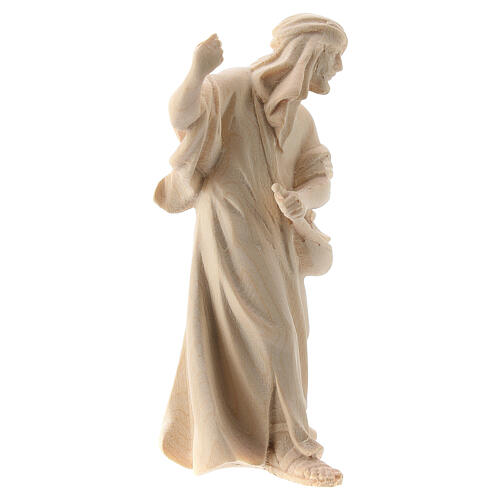 Cammelliere presepe Raffaello Val Gardena 10 cm naturale 3
