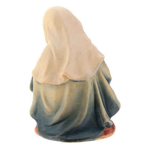 Virgem Maria figura madeira para presépio Val Gardena Matteo com figuras altura média 12 cm 4
