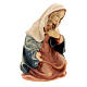 Virgem Maria figura madeira para presépio Val Gardena Matteo com figuras altura média 12 cm s3