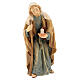 Sagrada Família para presépio Val Gardena Matteo madeira pintada com figuras altura média 12 cm s2
