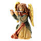 Angel with flute Nativity scene 12 cm wood Val Gardena s2