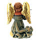 Angel with flute Val Gardena wood "Matthew" Nativity Scene 12 cm s4