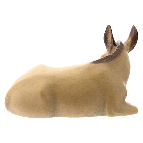 Osioł drewniany do szopki Matteo 12 cm, Val Gardena