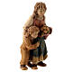 Shepherdess with child Nativity scene 12 cm wood Val Gardena s3