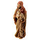 Shepherd with two lambs Nativity scene 12 cm wood Val Gardena s2